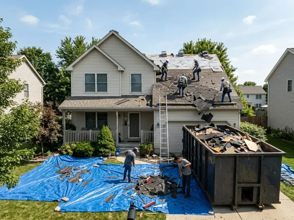 roof-replacement-debris-remova-004 — frequently asked questions, Cheapest Dumpster Rentals in Bridge City, LA